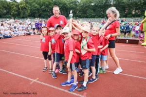 Das Siegerteam der Kita Kirschblüte